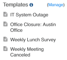 Emergency Notification System Templates