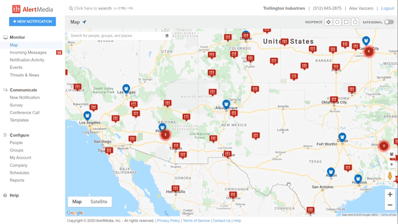 Travel Safety Map