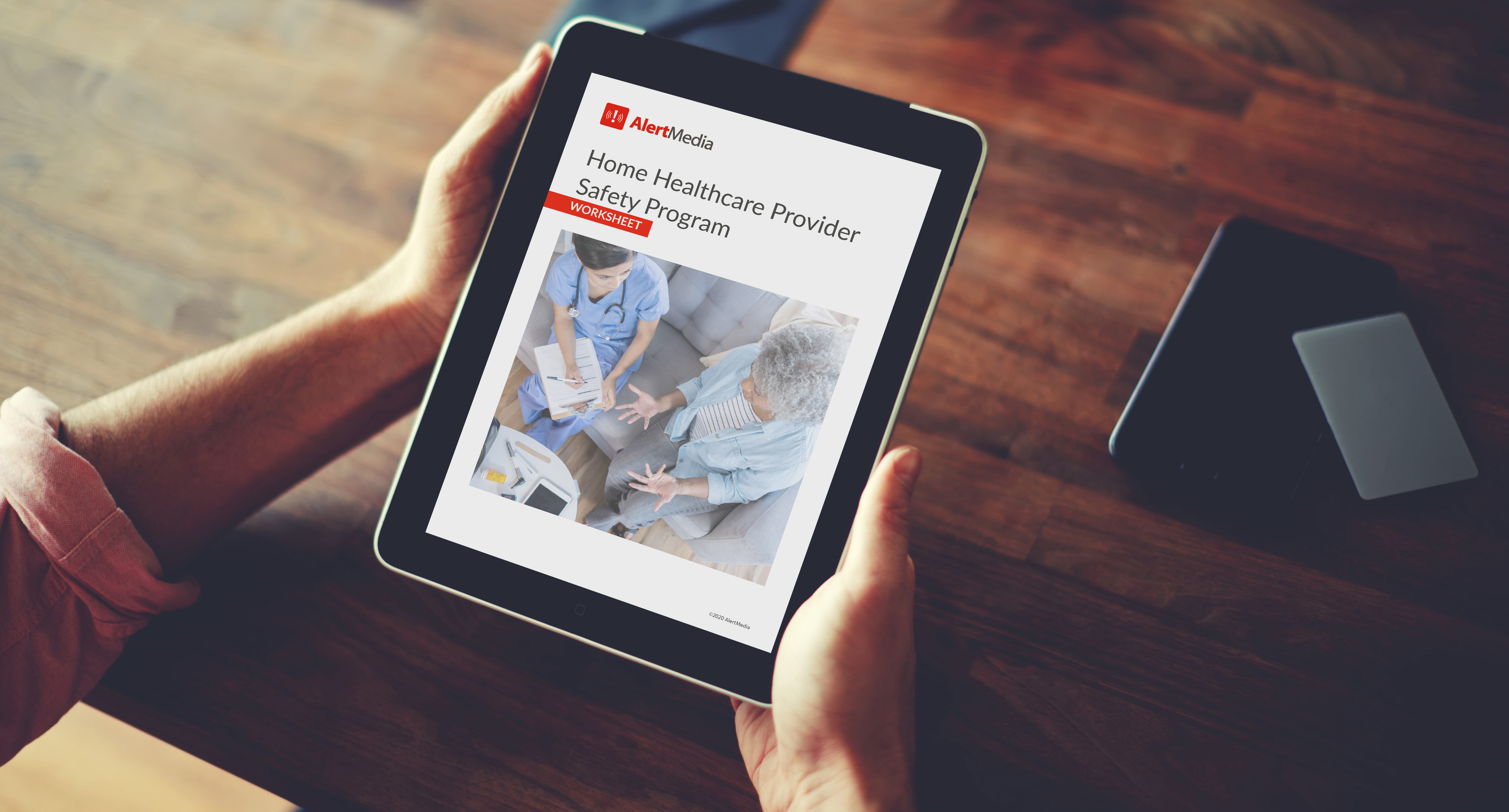 home helalcare provider worksheet on ipad
