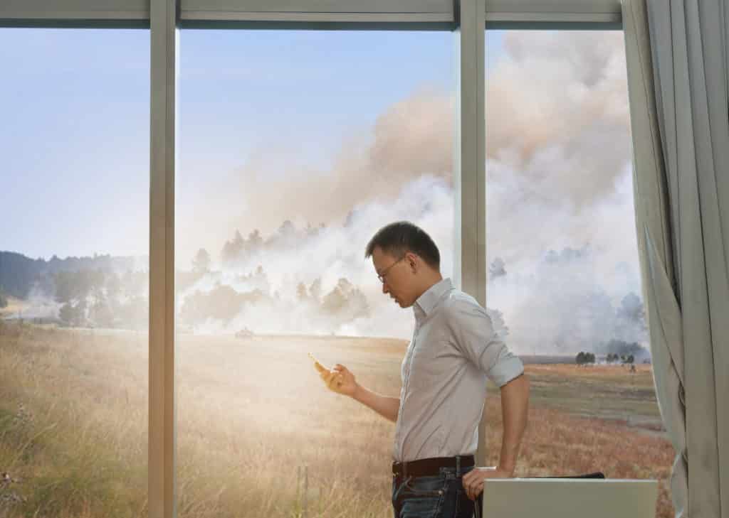 Using a Wildfire Map to Protect Your Business