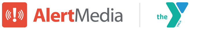 AlertMedia and YMCA logos