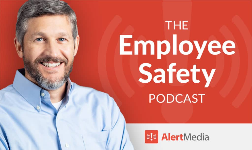 Headshot of Peter Steinfeld with The Employee Safety Podcast logo