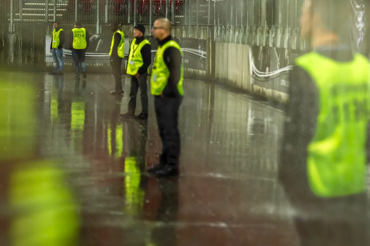 Security at a sporting event