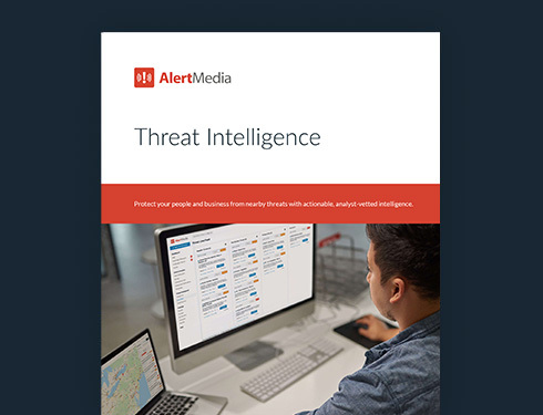 Cover of AlertMedia Global Threat Intelligence Guide