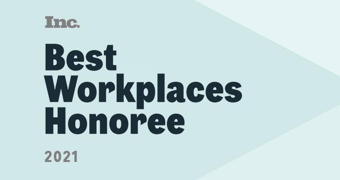 Logo of Inc Magazine's Best Workplaces for 2021