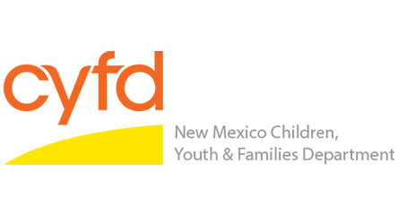 orange and yellow logo with letters "cyfd"