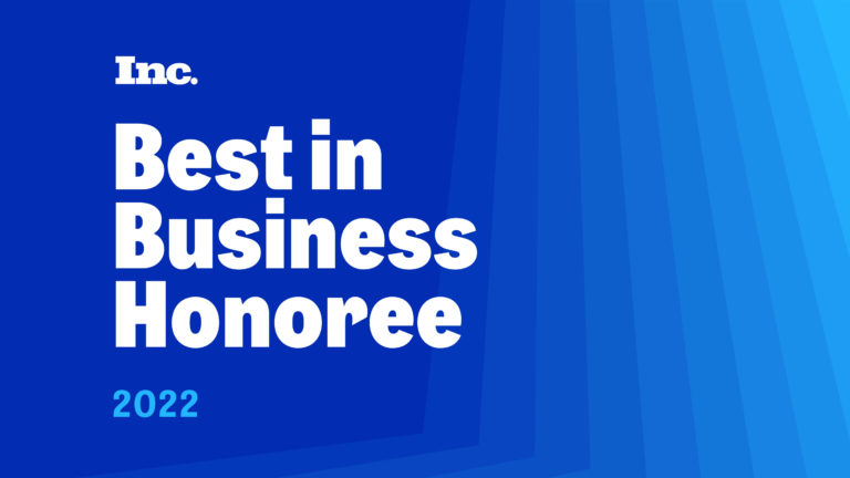 Inc. Magazine Best in Business Award Logo