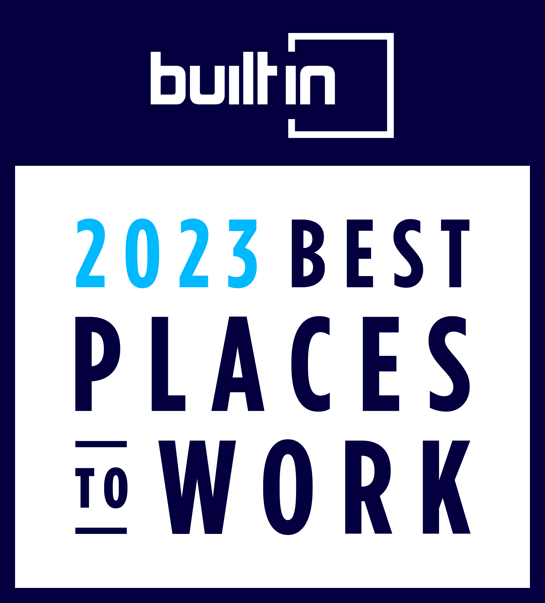 2023 BuiltIn Best Places to Work