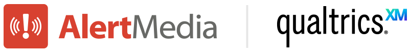 AlertMedia-and-Qaultrics-logos