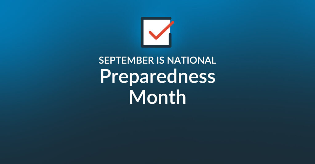 National Preparedness Month—Build a Plan for 2024