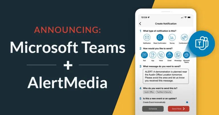 AlertMedia Adds Microsoft Teams Notifications to Help Companies Reach Employees More Effectively in Emergencies