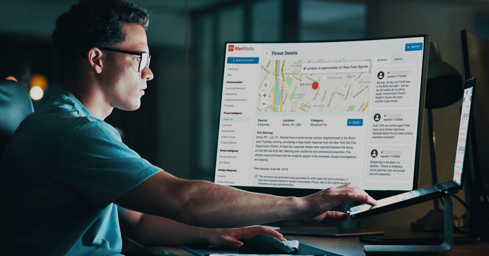 Threat Intelligence with Situation Reports for Executives