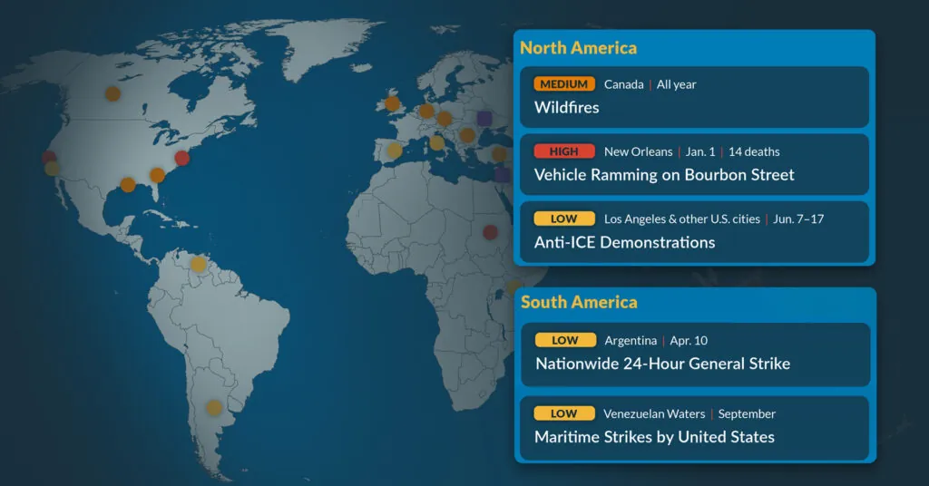 Mapping the 2025 Global Threat Landscape