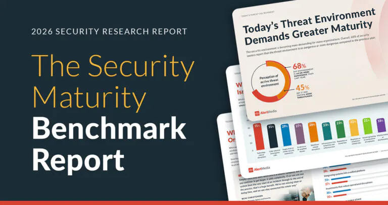 AlertMedia Releases The Security Maturity Benchmark Report, Revealing What Separates Reactive Security Programs From Resilient Ones