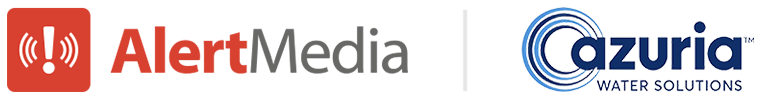 AlertMedia-and-Azuria-water-Solutions-logos